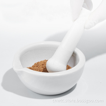 Professional Laboratory Porcelain Mortar and Pestle Set for Medicine Research and Grinding